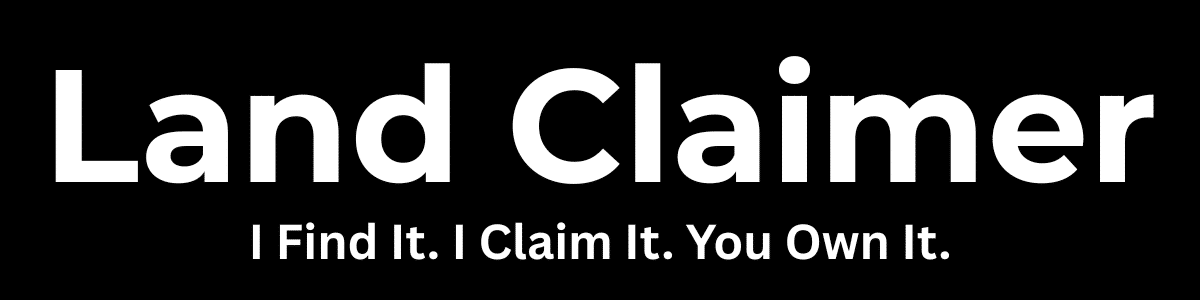 Land Claimer logo — find and claim unregistered land in the UK